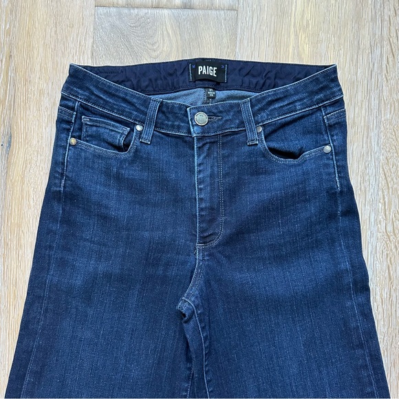 Paige Denim by REVOLVE Monica Lori 1" Hem Harper Wide Leg High Waist - Size 27 - Picture 4 of 15